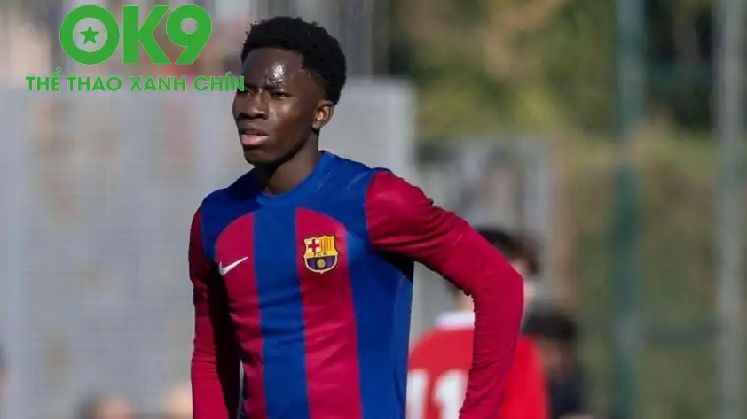 Ebrima Tunkara được xem là Lamine Yamal tiếp theo của Barca.